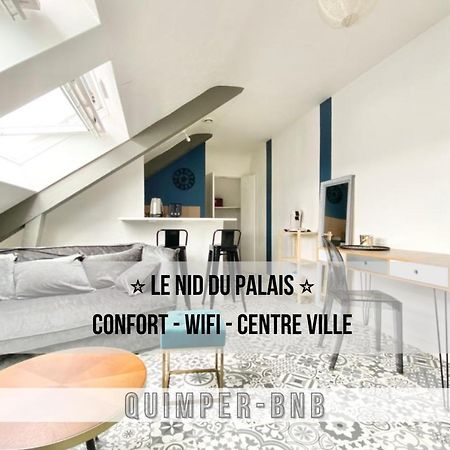 Apartament Le Nid Du Palais - Wifi - Calme - Confort - Palais De Justice Quimper Zewnętrze zdjęcie